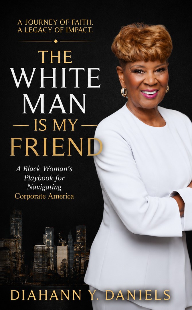 The White Man Is My Friend — front cover featuring Diahann Y. Daniels